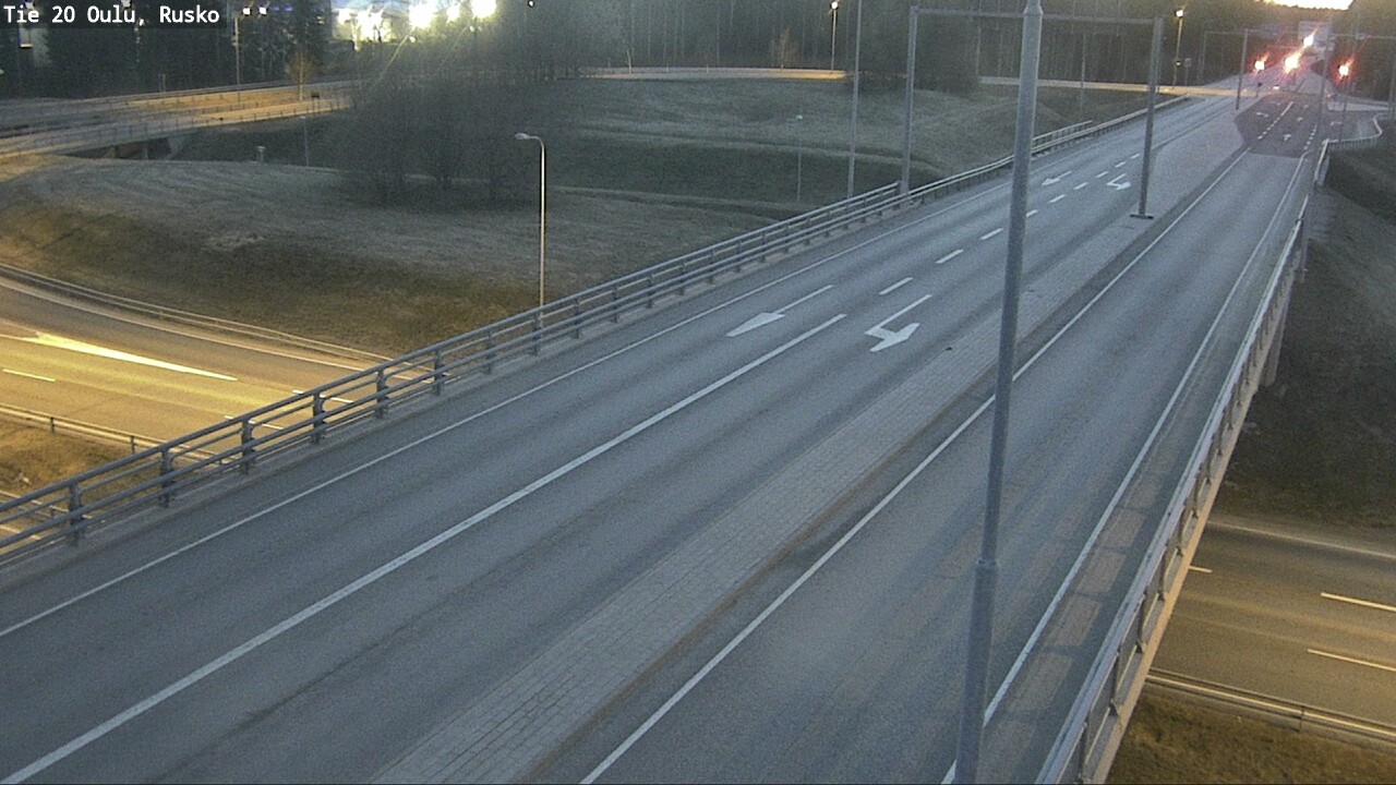 Weather Camera Image Road 20 Oulu, Rusko, Oulu, Pohjois-Pohjanmaa