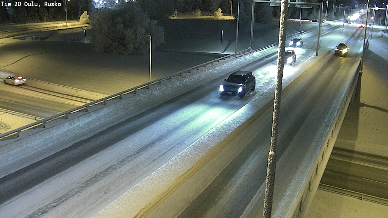 Weather Camera Image Road 20 Oulu, Rusko, Oulu, Pohjois-Pohjanmaa