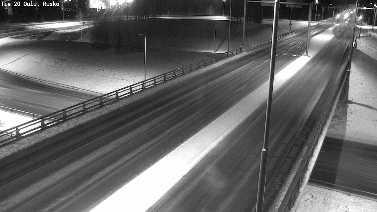 Weather Camera Image Väg 20 Uleåborg, Rusko, Oulu, Pohjois-Pohjanmaa