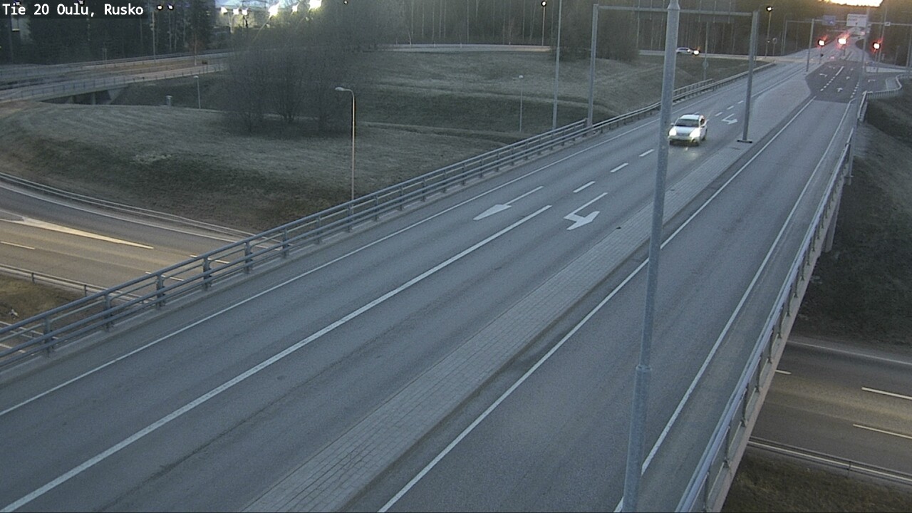 Weather Camera Image Väg 20 Uleåborg, Rusko, Oulu, Pohjois-Pohjanmaa