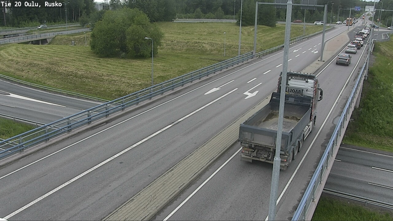 Weather Camera Image Road 20 Oulu, Rusko, Oulu, Pohjois-Pohjanmaa