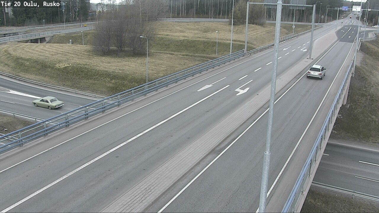 Weather Camera Image Väg 20 Uleåborg, Rusko, Oulu, Pohjois-Pohjanmaa