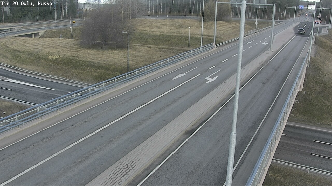 Weather Camera Image Väg 20 Uleåborg, Rusko, Oulu, Pohjois-Pohjanmaa