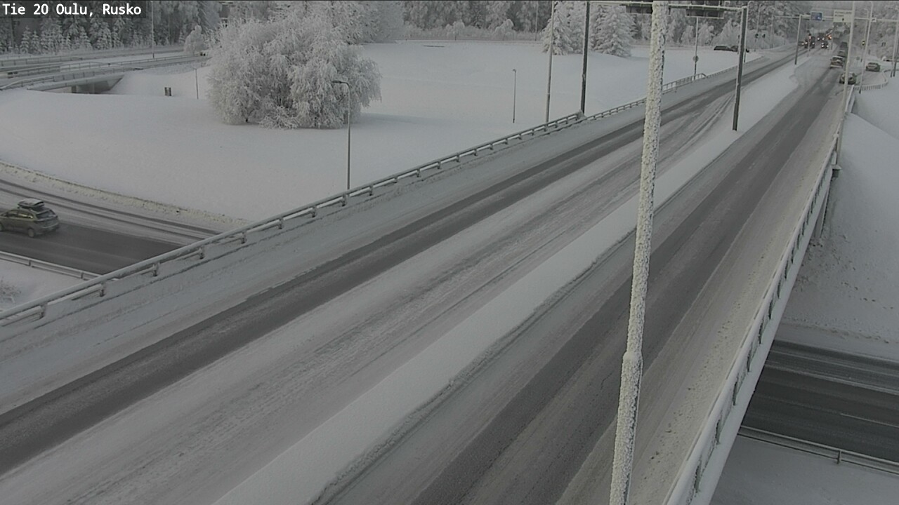 Weather Camera Image Road 20 Oulu, Rusko, Oulu, Pohjois-Pohjanmaa