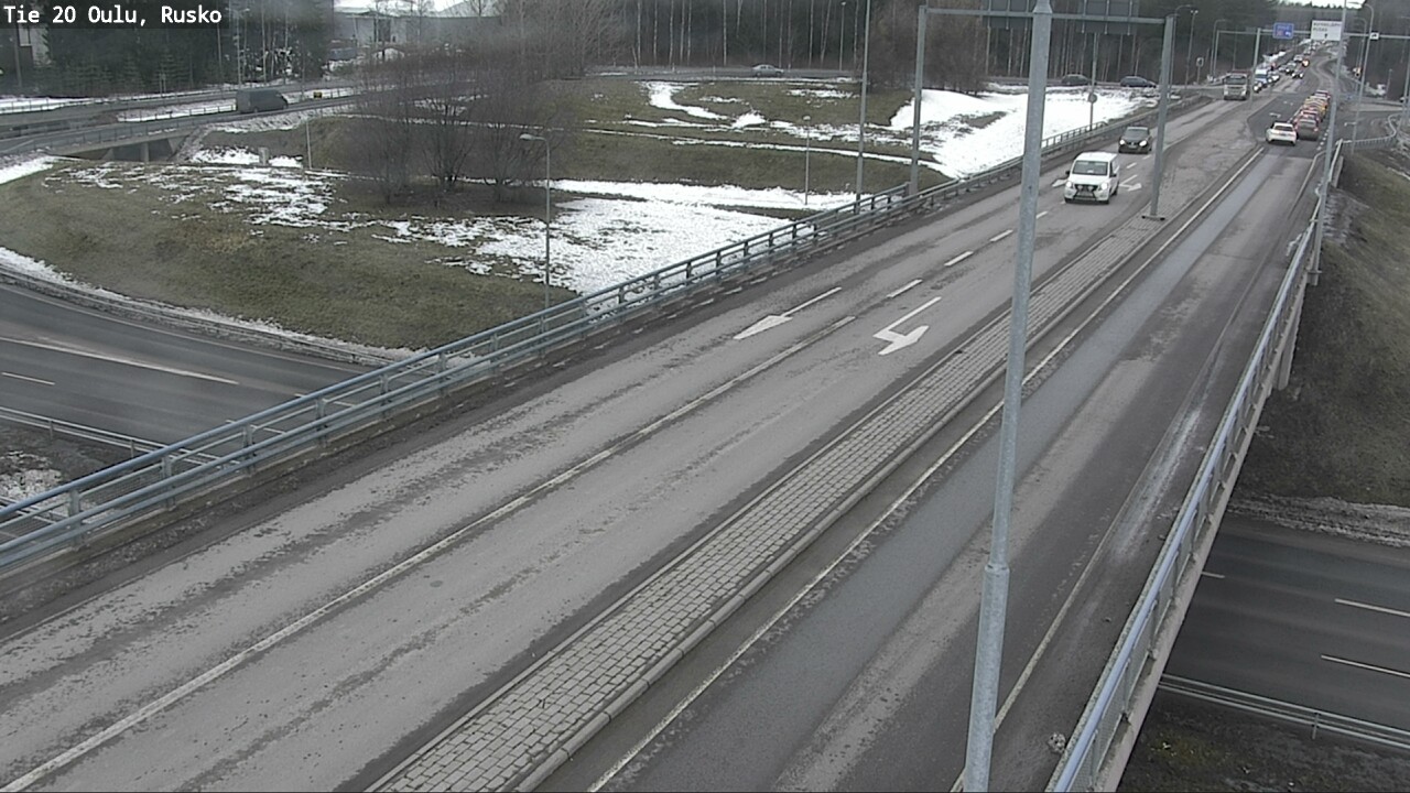 Weather Camera Image Väg 20 Uleåborg, Rusko, Oulu, Pohjois-Pohjanmaa
