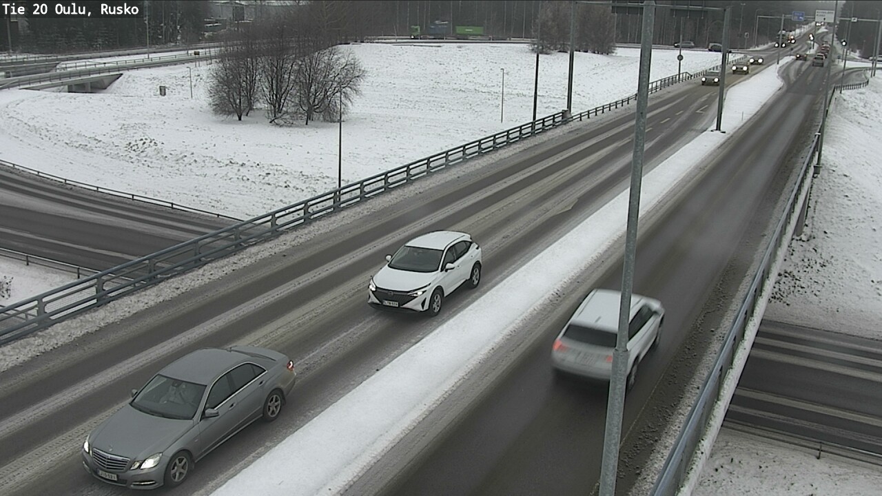 Weather Camera Image Väg 20 Uleåborg, Rusko, Oulu, Pohjois-Pohjanmaa
