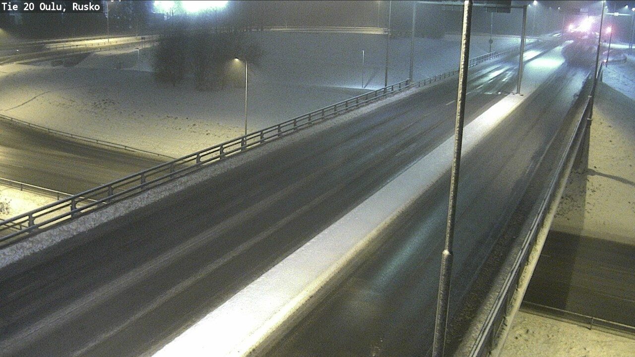 Weather Camera Image Väg 20 Uleåborg, Rusko, Oulu, Pohjois-Pohjanmaa
