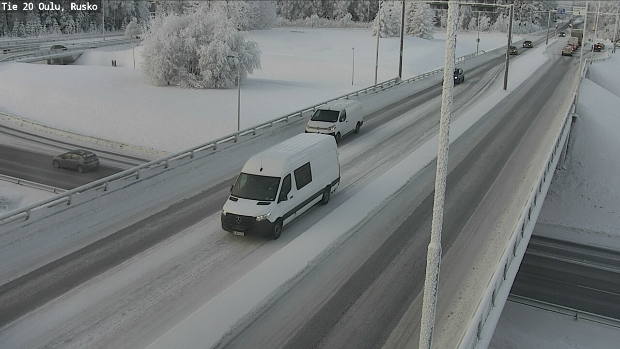 Weather Camera Image Road 20 Oulu, Rusko, Oulu, Pohjois-Pohjanmaa