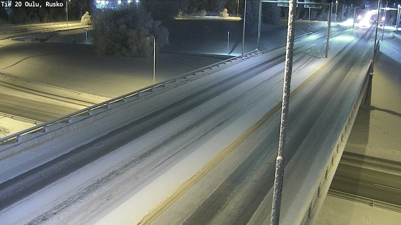 Weather Camera Image Road 20 Oulu, Rusko, Oulu, Pohjois-Pohjanmaa