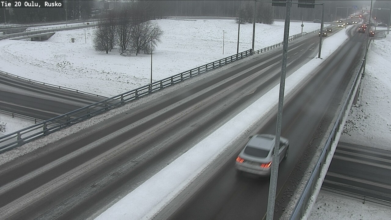 Weather Camera Image Väg 20 Uleåborg, Rusko, Oulu, Pohjois-Pohjanmaa