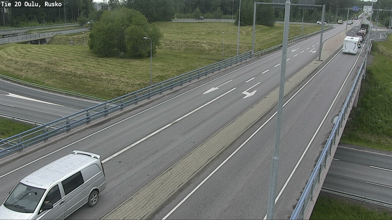 Weather Camera Image Road 20 Oulu, Rusko, Oulu, Pohjois-Pohjanmaa