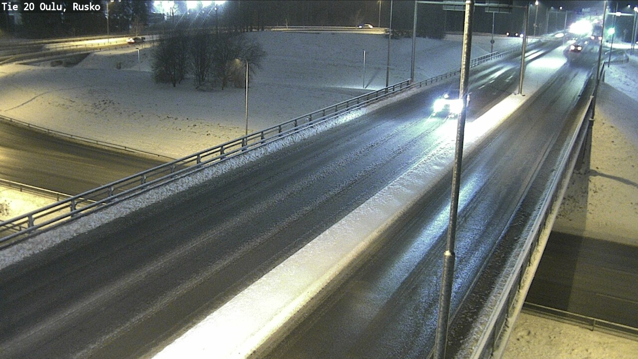 Weather Camera Image Väg 20 Uleåborg, Rusko, Oulu, Pohjois-Pohjanmaa