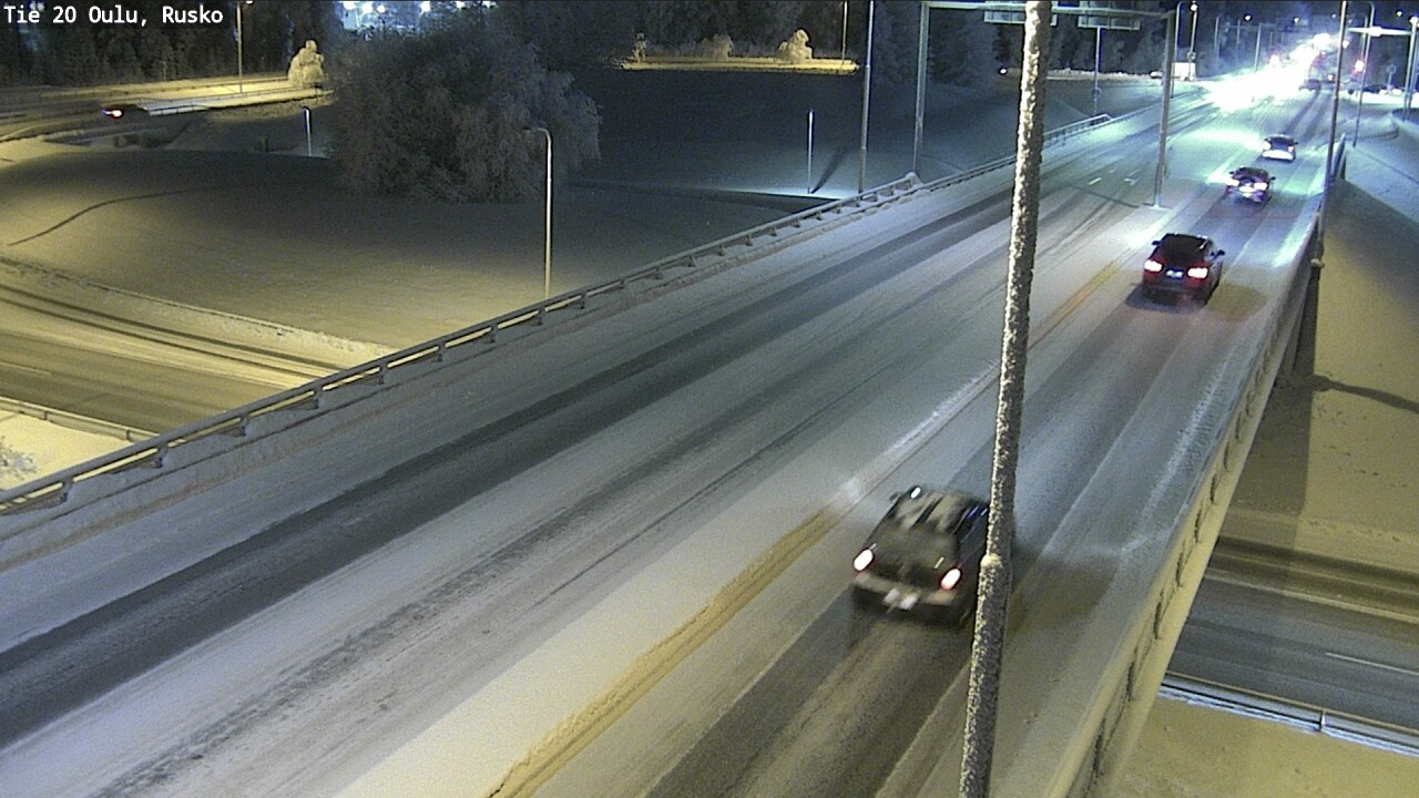 Weather Camera Image Road 20 Oulu, Rusko, Oulu, Pohjois-Pohjanmaa