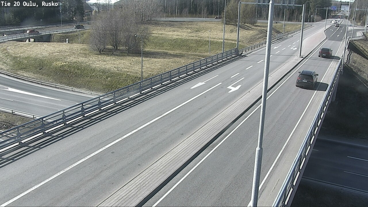 Weather Camera Image Väg 20 Uleåborg, Rusko, Oulu, Pohjois-Pohjanmaa