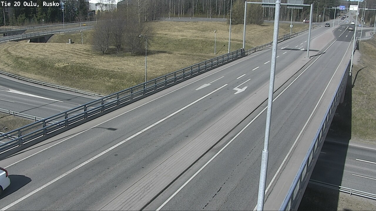 Weather Camera Image Väg 20 Uleåborg, Rusko, Oulu, Pohjois-Pohjanmaa