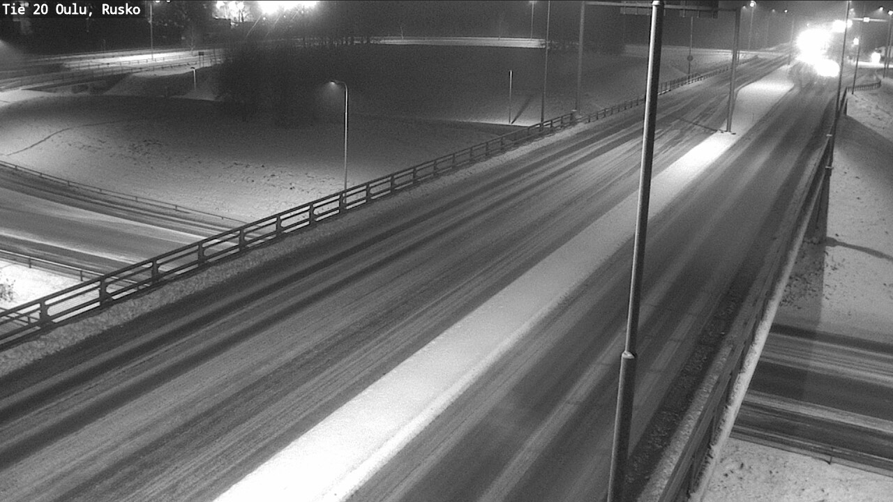 Weather Camera Image Väg 20 Uleåborg, Rusko, Oulu, Pohjois-Pohjanmaa