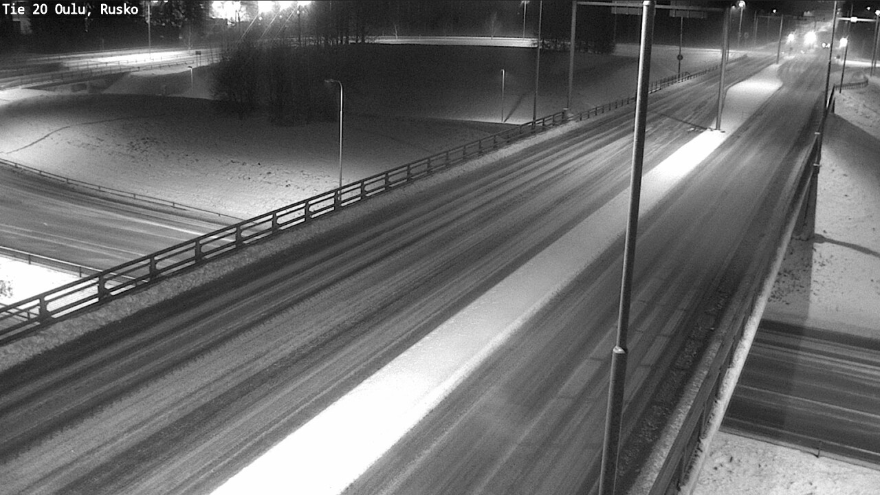 Weather Camera Image Väg 20 Uleåborg, Rusko, Oulu, Pohjois-Pohjanmaa