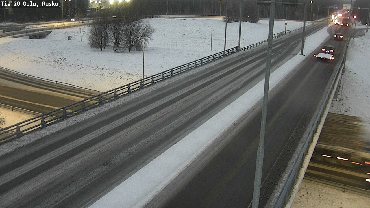Weather Camera Image Väg 20 Uleåborg, Rusko, Oulu, Pohjois-Pohjanmaa