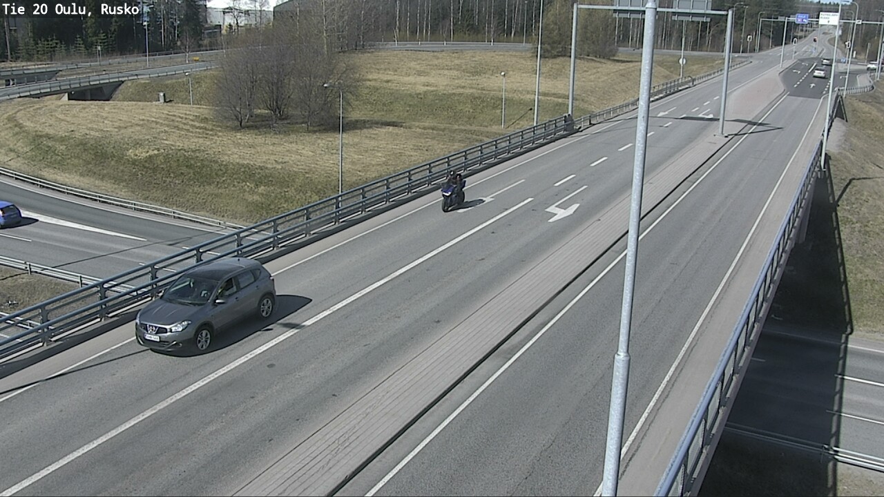 Weather Camera Image Väg 20 Uleåborg, Rusko, Oulu, Pohjois-Pohjanmaa