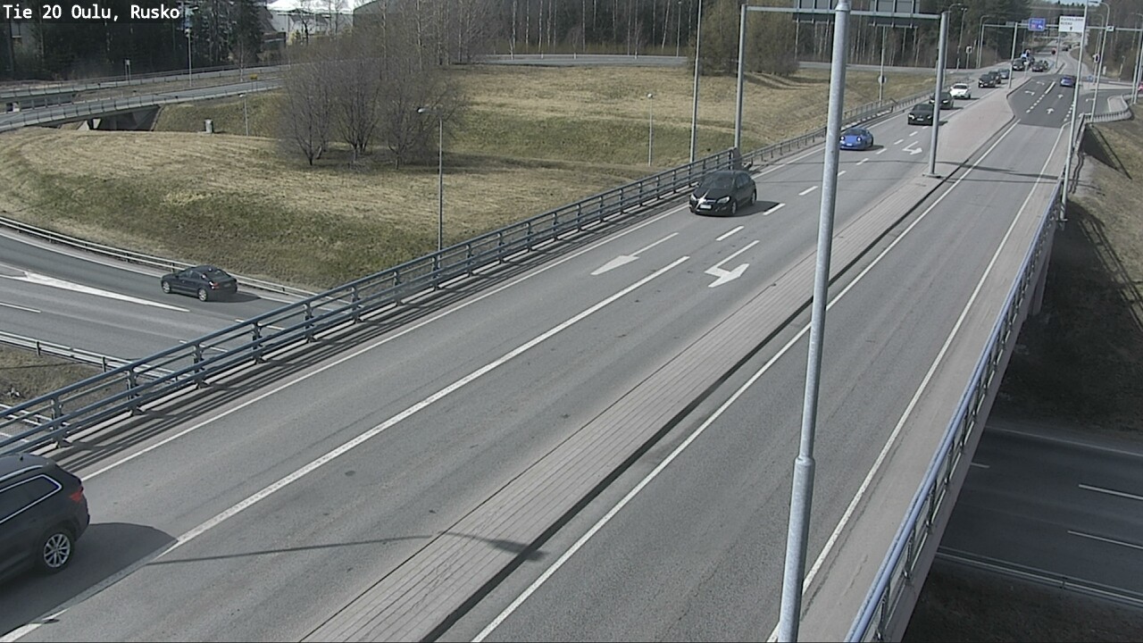 Weather Camera Image Väg 20 Uleåborg, Rusko, Oulu, Pohjois-Pohjanmaa