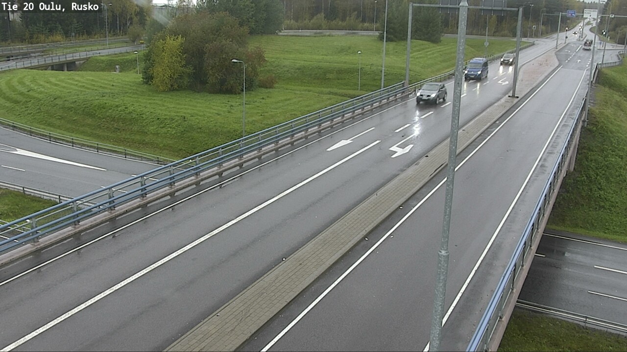 Weather Camera Image Väg 20 Uleåborg, Rusko, Oulu, Pohjois-Pohjanmaa