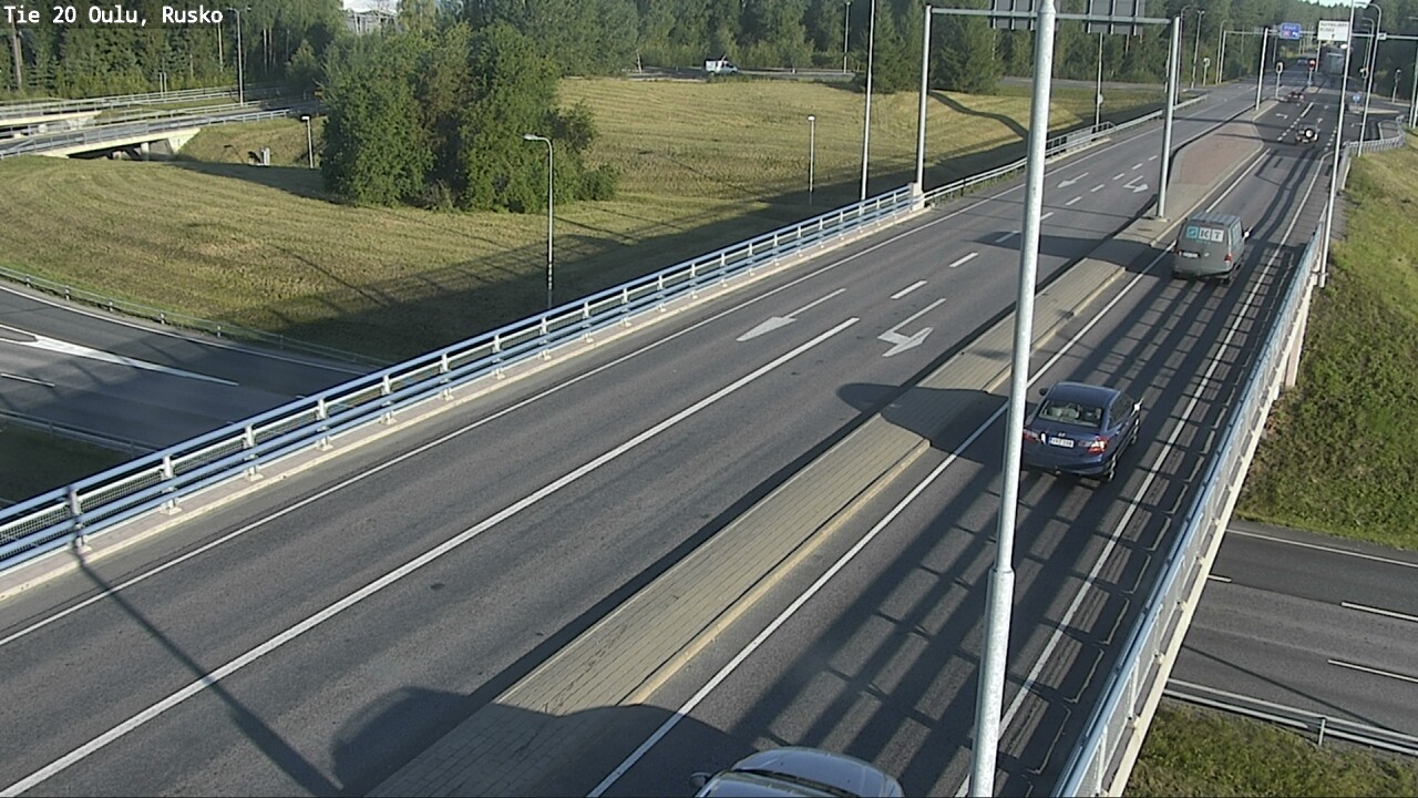 Weather Camera Image Road 20 Oulu, Rusko, Oulu, Pohjois-Pohjanmaa
