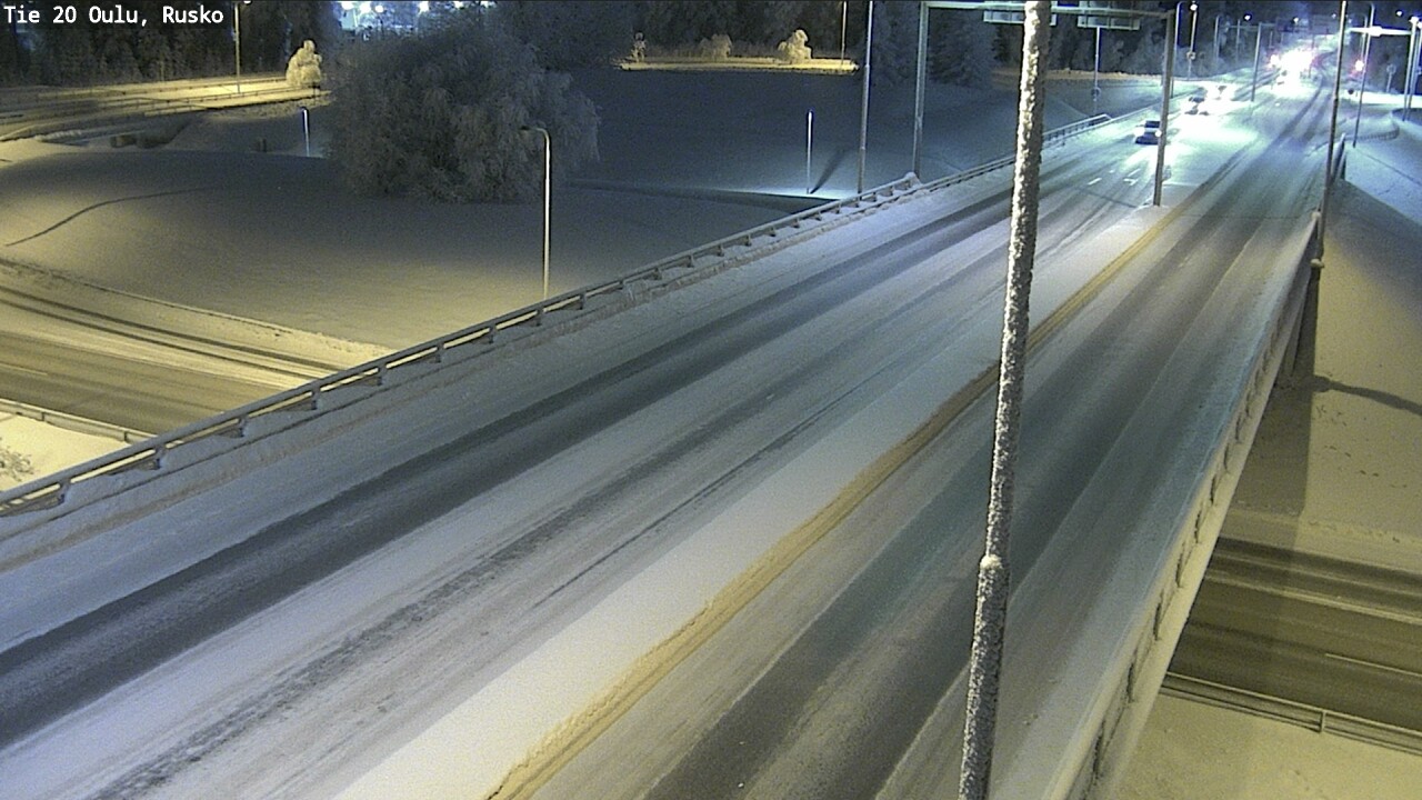 Weather Camera Image Road 20 Oulu, Rusko, Oulu, Pohjois-Pohjanmaa
