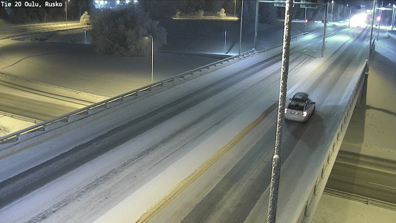 Weather Camera Image Road 20 Oulu, Rusko, Oulu, Pohjois-Pohjanmaa