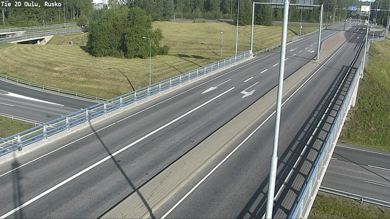 Weather Camera Image Road 20 Oulu, Rusko, Oulu, Pohjois-Pohjanmaa