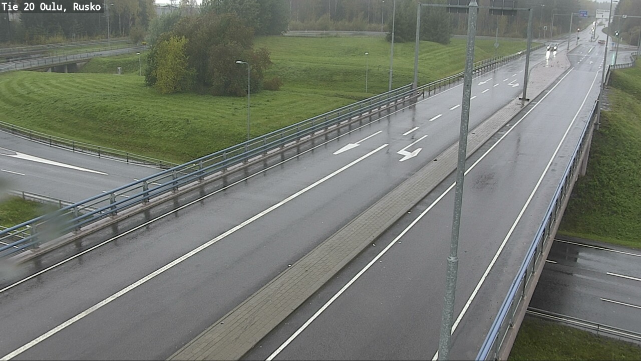 Weather Camera Image Väg 20 Uleåborg, Rusko, Oulu, Pohjois-Pohjanmaa