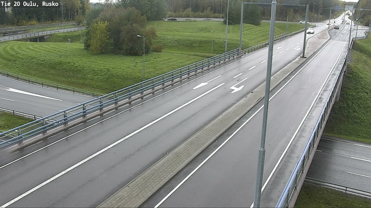 Weather Camera Image Väg 20 Uleåborg, Rusko, Oulu, Pohjois-Pohjanmaa