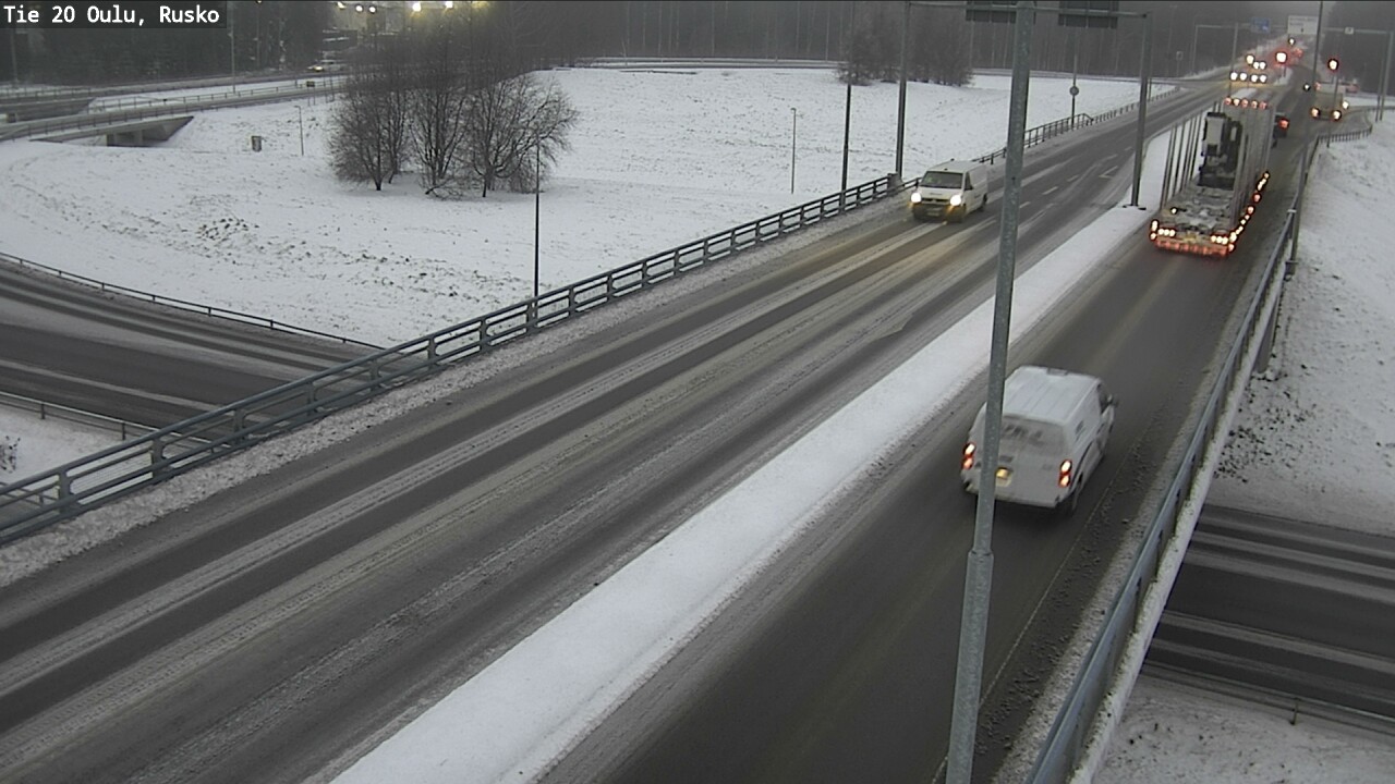 Weather Camera Image Väg 20 Uleåborg, Rusko, Oulu, Pohjois-Pohjanmaa