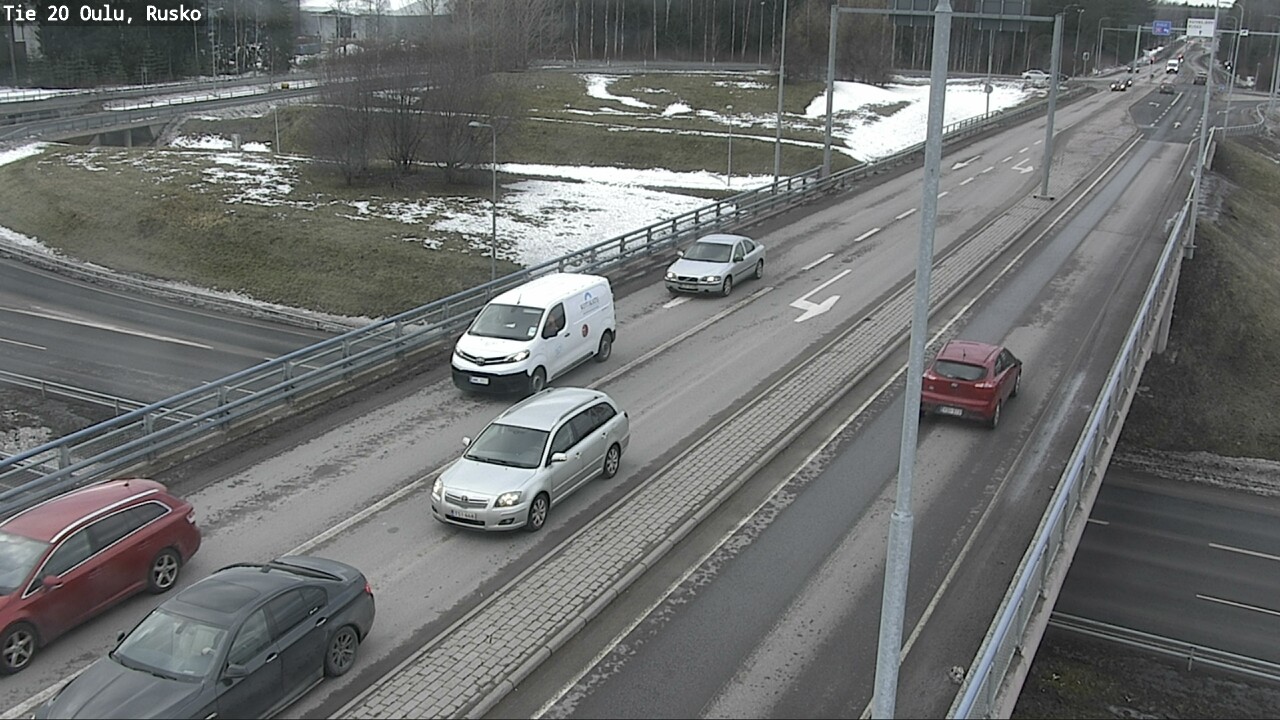 Weather Camera Image Road 20 Oulu, Rusko, Oulu, Pohjois-Pohjanmaa
