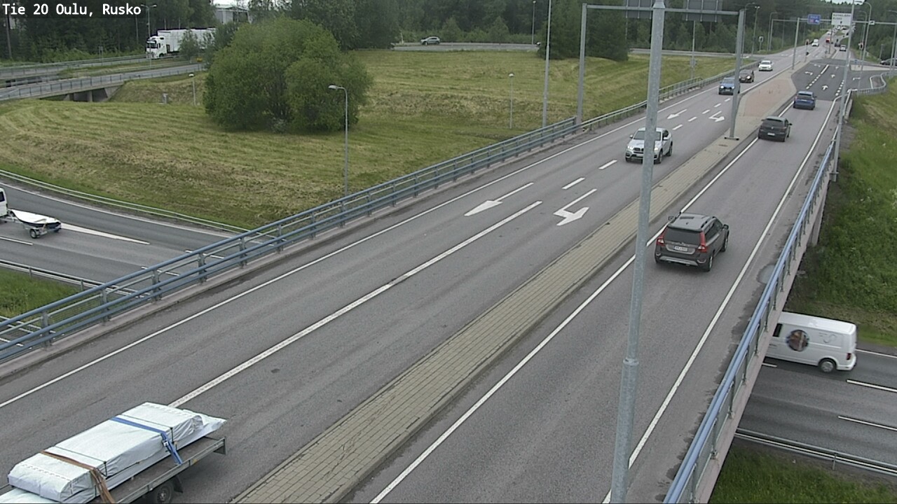 Weather Camera Image Road 20 Oulu, Rusko, Oulu, Pohjois-Pohjanmaa