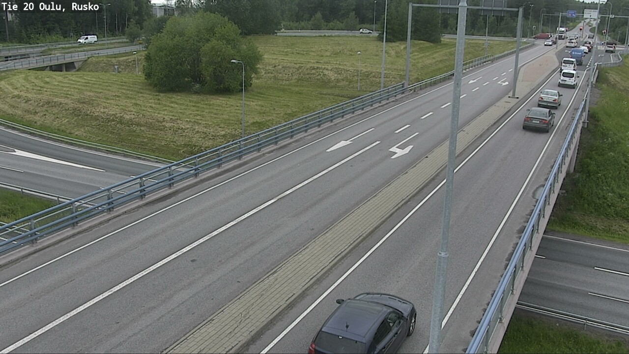 Weather Camera Image Väg 20 Uleåborg, Rusko, Oulu, Pohjois-Pohjanmaa
