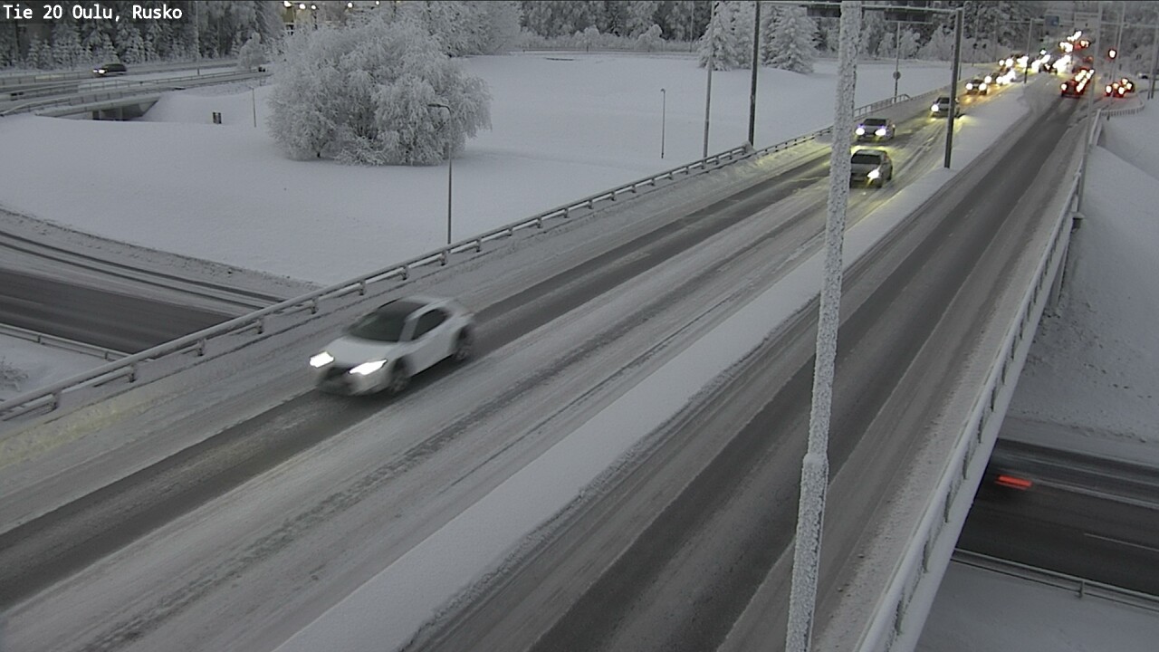Weather Camera Image Road 20 Oulu, Rusko, Oulu, Pohjois-Pohjanmaa