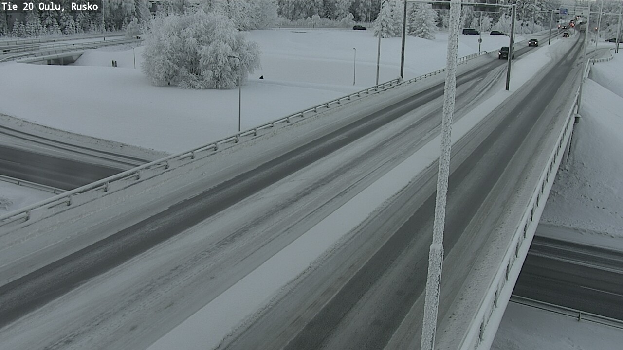 Weather Camera Image Road 20 Oulu, Rusko, Oulu, Pohjois-Pohjanmaa