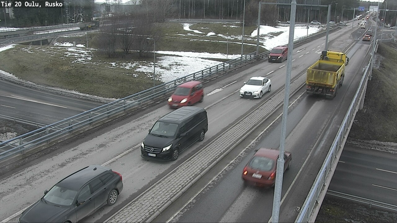 Weather Camera Image Väg 20 Uleåborg, Rusko, Oulu, Pohjois-Pohjanmaa