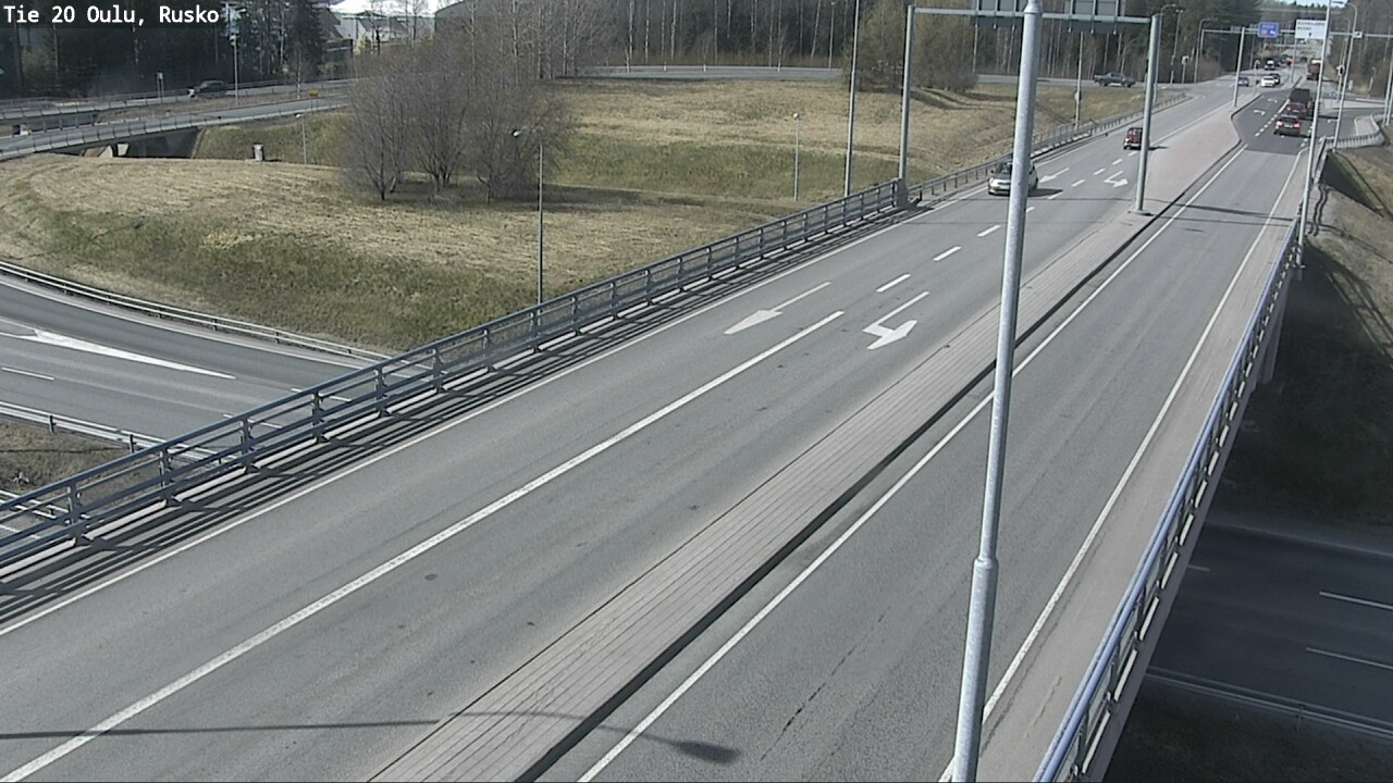 Weather Camera Image Väg 20 Uleåborg, Rusko, Oulu, Pohjois-Pohjanmaa