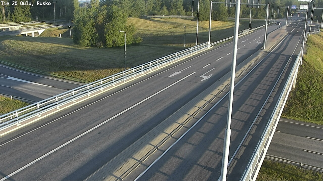 Weather Camera Image Road 20 Oulu, Rusko, Oulu, Pohjois-Pohjanmaa