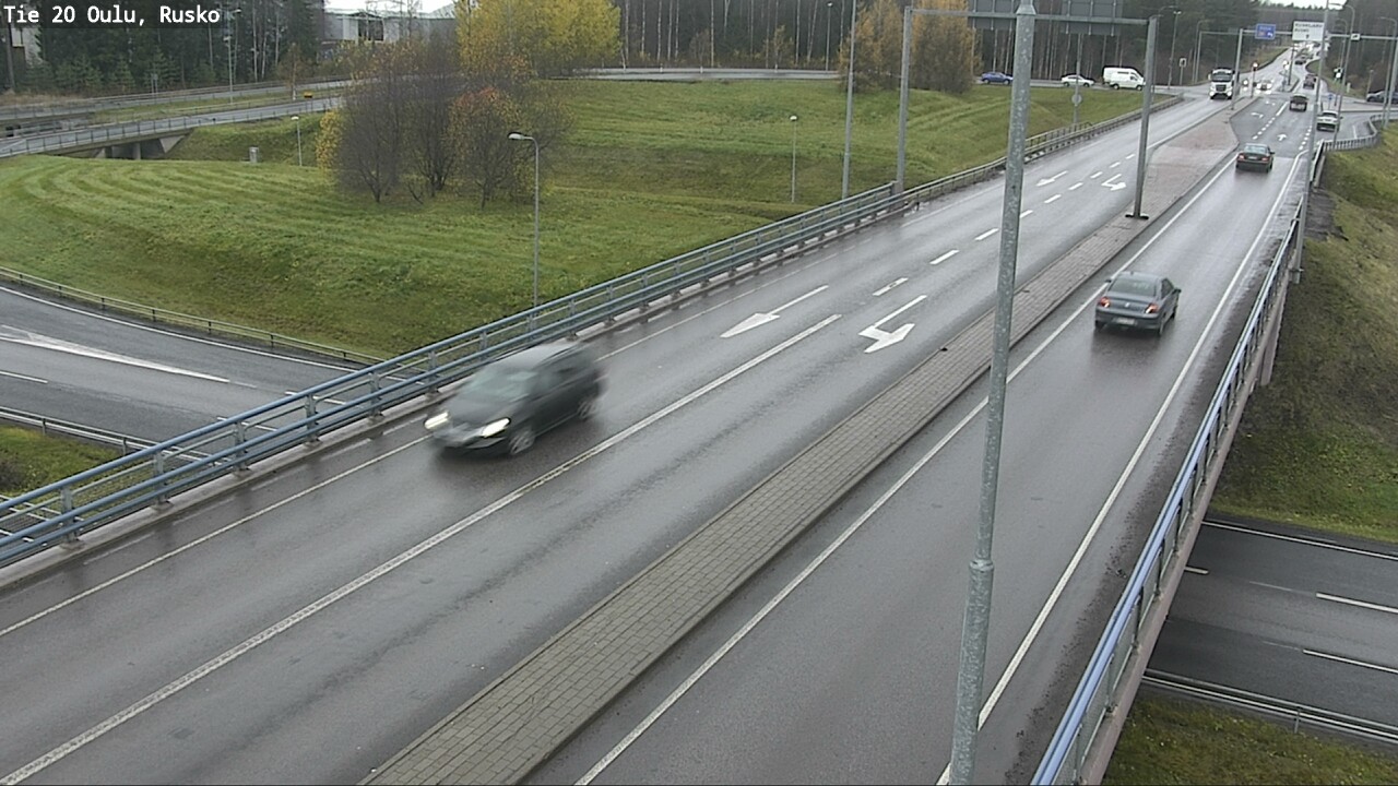 Weather Camera Image Väg 20 Uleåborg, Rusko, Oulu, Pohjois-Pohjanmaa