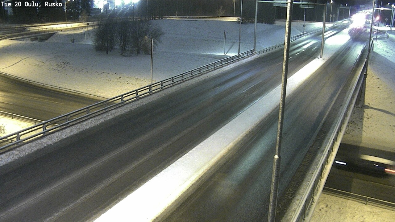 Weather Camera Image Väg 20 Uleåborg, Rusko, Oulu, Pohjois-Pohjanmaa