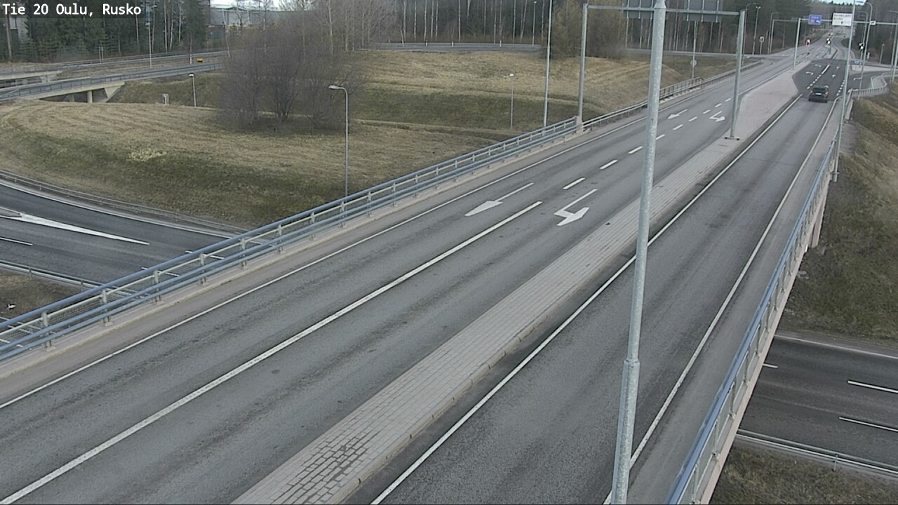 Weather Camera Image Väg 20 Uleåborg, Rusko, Oulu, Pohjois-Pohjanmaa
