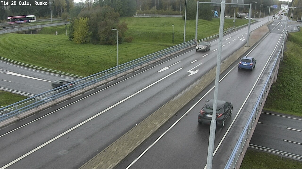 Weather Camera Image Väg 20 Uleåborg, Rusko, Oulu, Pohjois-Pohjanmaa