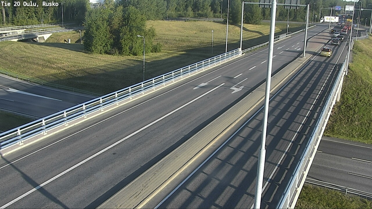 Weather Camera Image Road 20 Oulu, Rusko, Oulu, Pohjois-Pohjanmaa