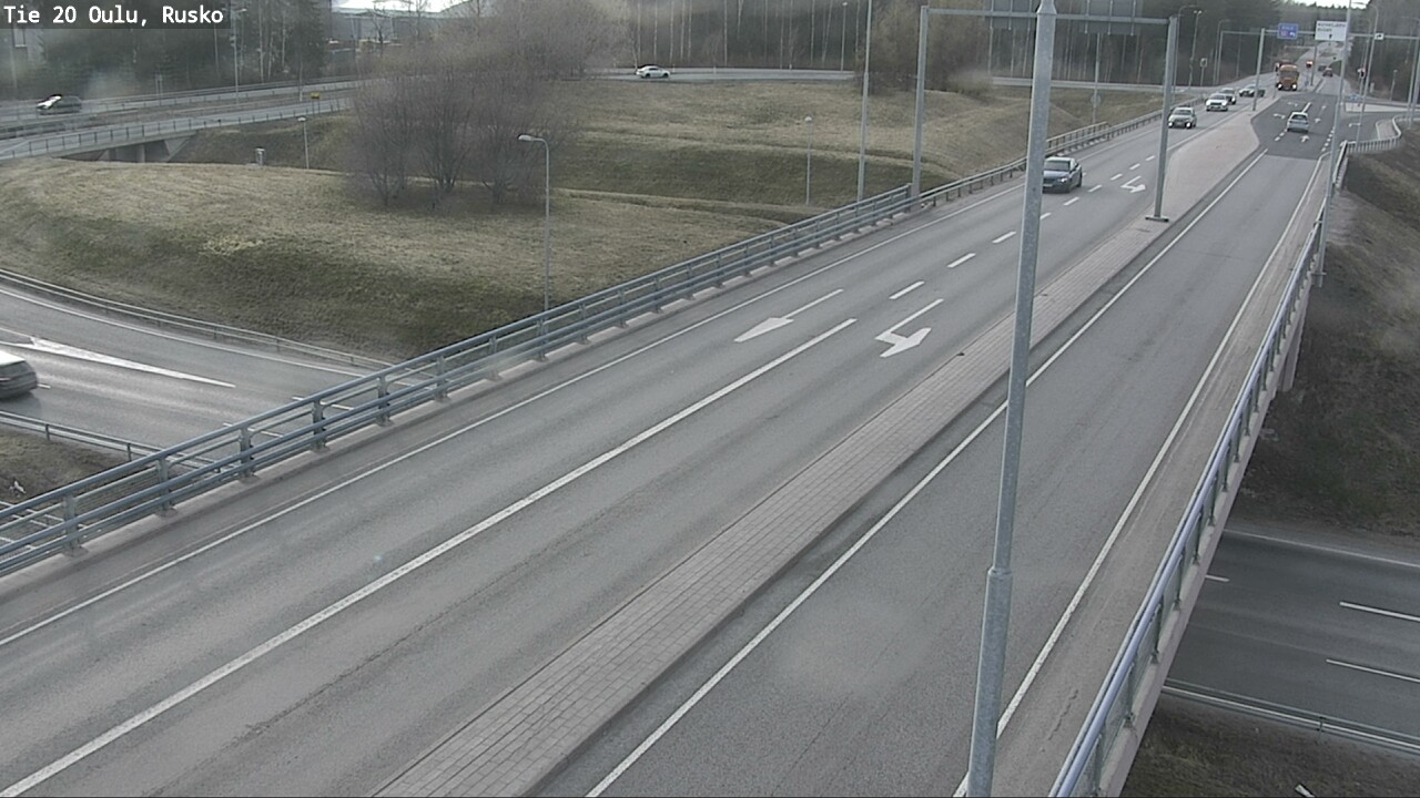 Weather Camera Image Väg 20 Uleåborg, Rusko, Oulu, Pohjois-Pohjanmaa