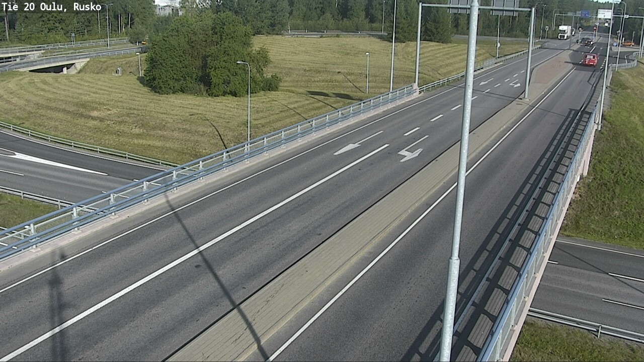 Weather Camera Image Road 20 Oulu, Rusko, Oulu, Pohjois-Pohjanmaa