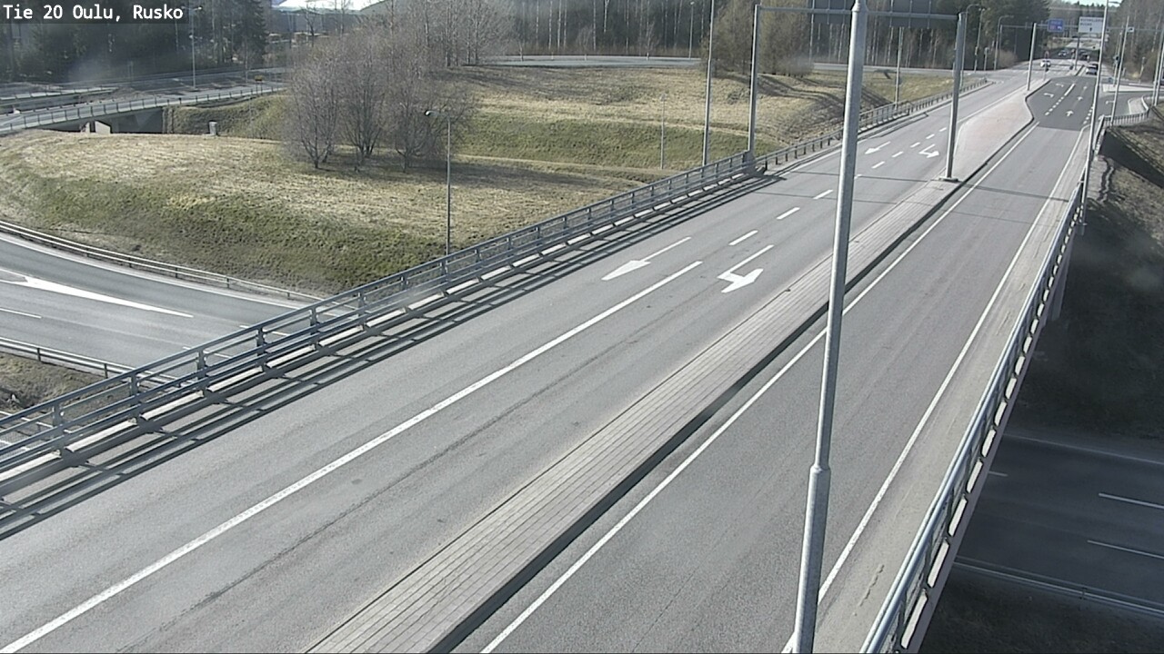 Weather Camera Image Väg 20 Uleåborg, Rusko, Oulu, Pohjois-Pohjanmaa