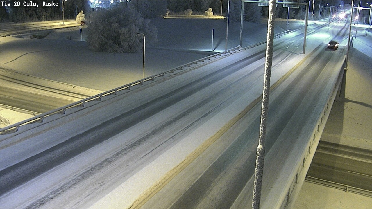 Weather Camera Image Road 20 Oulu, Rusko, Oulu, Pohjois-Pohjanmaa