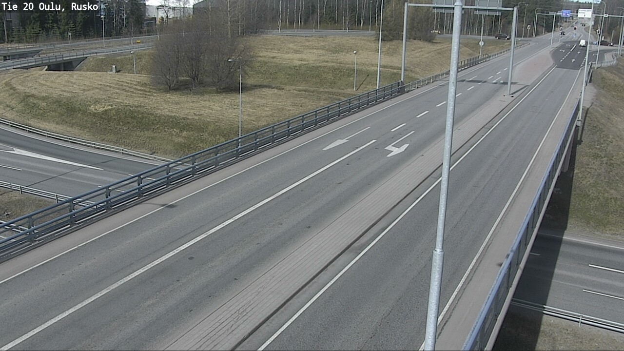 Weather Camera Image Väg 20 Uleåborg, Rusko, Oulu, Pohjois-Pohjanmaa